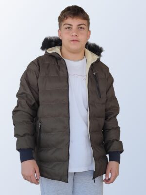 BESA Sotina Haki Çocuk Montu – Besa Trend