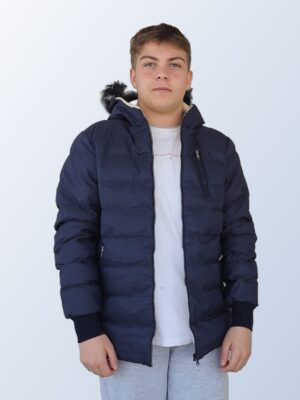BESA Sotina Lacivert Çocuk Montu – Besa Trend