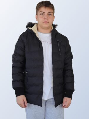 BESA Sotina Siyah Çocuk Montu – Besa Trend
