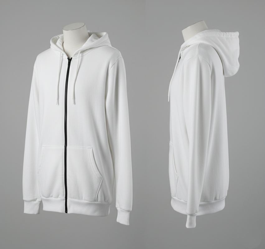 Kapüşonlu Sweatshirt Sade, Şık ve Konforlu, Tam Fermuarlı, Çift Cepli ! Her Tarza Uygun - Görsel 10
