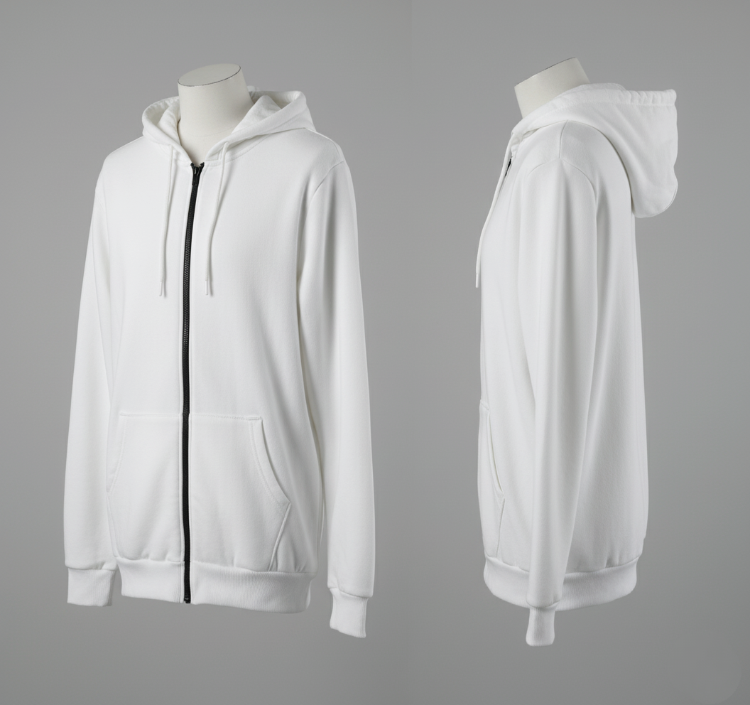 Kapüşonlu Sweatshirt Sade, Şık ve Konforlu, Tam Fermuarlı, Çift Cepli ! Her Tarza Uygun - Görsel 16