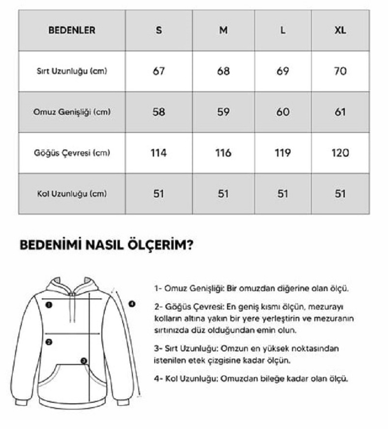 Oversize kapuşonlu sweatshirt Büyük Kalıp ile Maksimum Rahatlık - Görsel 6