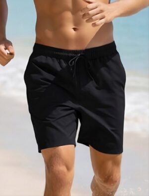 Yeni Sezon Premium Deniz Şortu – Soft Black